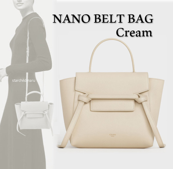 限定人気 セリーヌコピーNano Belt Bag ナノ ベルト バッグ 189003ZVA.01CR クリーム